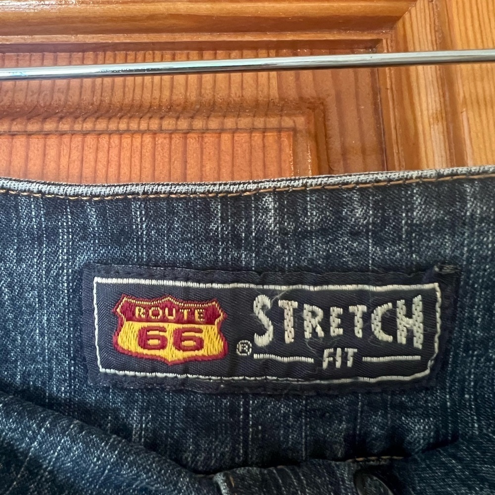 Route 66 Denim Mini Skirt - Picture 3 of 4